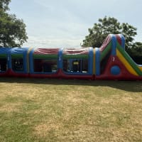 Multi Coloured Obstacle Course Full