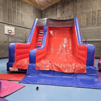 Blue Red Platform Slide