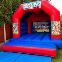 15ft X 12ft Blue And Red Castle - Disney Theme