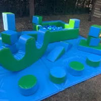 Pastel Blue-green Soft Play