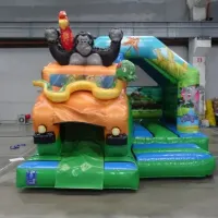 3d Jungle Bouncy Castle