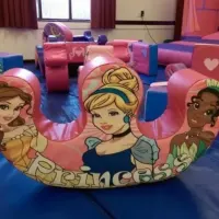 Mega Deluxe Princess Side Slide Birthday Party Package