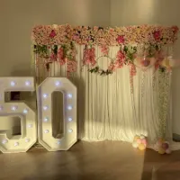 Draped Flower Walls