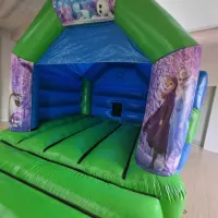 Green Frozen Bouncy Castle