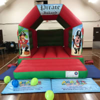 11ft X 15ft Pirate Bouncy Castle - Red