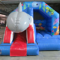 3d Shark Front Slide Combo Hire Wirral