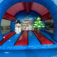 13ft X 13ft Christmas Bouncy Castle 3d