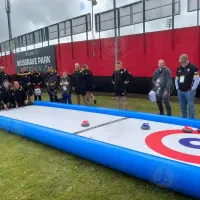 Inflatable Curling Ice Rink Game Hire