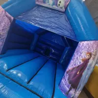 Blue Frozen Bouncy Castle