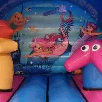 3d Mermaid Bouncy Castle