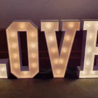 Illuminated Love Letter Hire