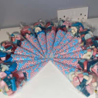 Blue And Pink Party Cones 2