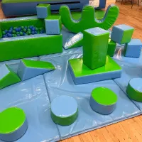 Pastel Blue-green Soft Play