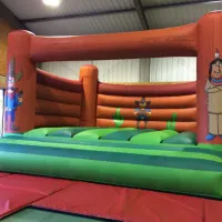 18ft By 18ft Western Theme Adult Bouncy Castle