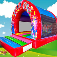 Rainbow Bed Party Time Castle Arch 12 X 15