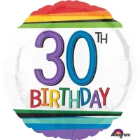 18 Inch Rainbow Celebration Balloons