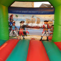 Pirates Themed Combi Castle With Side Slide