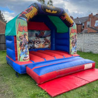 Super Hero Bouncy Castle