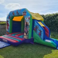 Pirates Themed Combi Castle With Side Slide