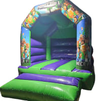 Minecraft, Bouncy Castle, Hire, 10x12ft, Liverpool