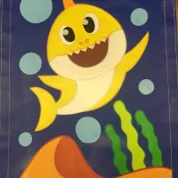 Baby Shark Themed 12 X 14 Feet Bouncy Castle