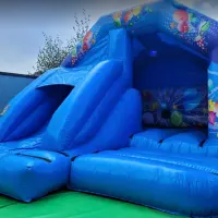 Party Combi Bouncy Castle And Slide Weekend