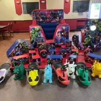 Superhero Castle And Soft Play Package