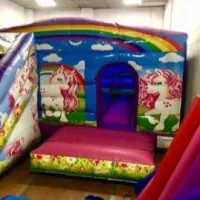 Low Height Unicorn Castle With Slide