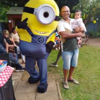 1 Eyed Minion Mascot