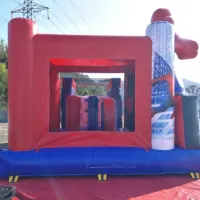 3d Spiderman Castle With Slide