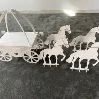 Table Top Princess Carriage Sweet Cart - Stocked