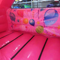 New Pink Party Front Slide Castle Hire Liverpool