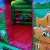 Dinosaur Bouncy Castle With Slide