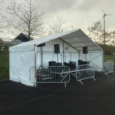 Sheltered Stage Hire