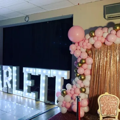 Hayley Led Letters To Hire By Deluxe Flower Walls