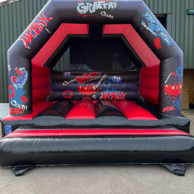 Saffron  Walden Graffiti Bouncy Castle Rentals