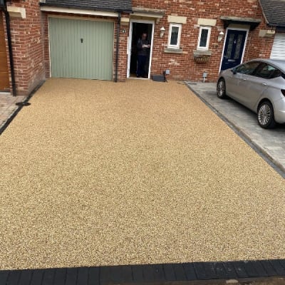Resin Bound Driveway In Bessecarr In Doncaster, A Great Colour Of Charlestone A Great Vuba Blend
