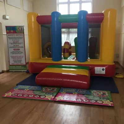 Indoor Hall Bouncy Castle With Low Height Cambridgeshire