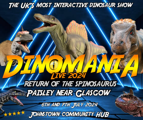Dinomania Live Glasgow