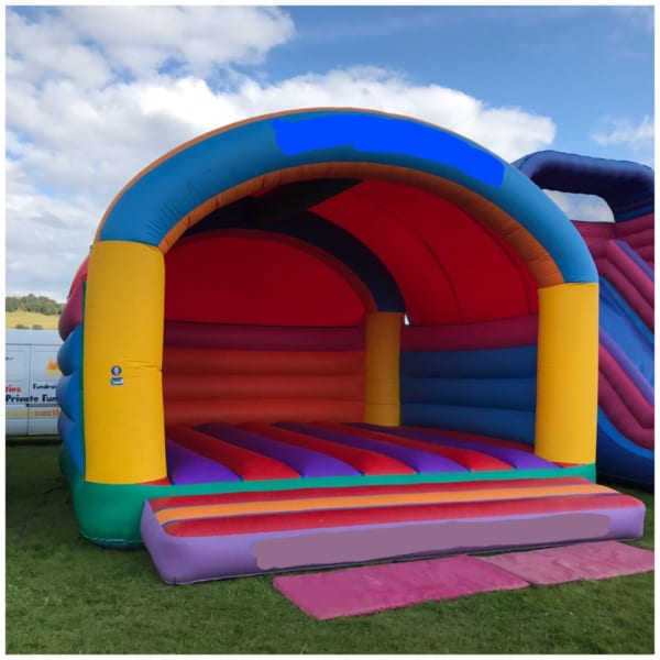 how to set up a bouncy castle