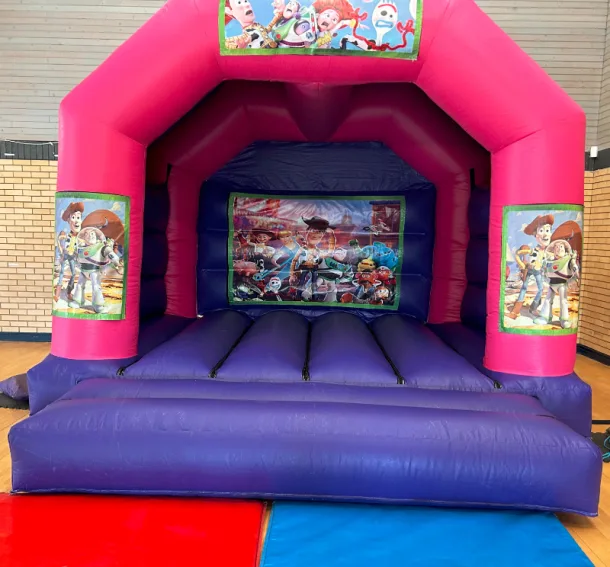 15ft X 12ft Pink And Purple Castle - Toy Story Theme