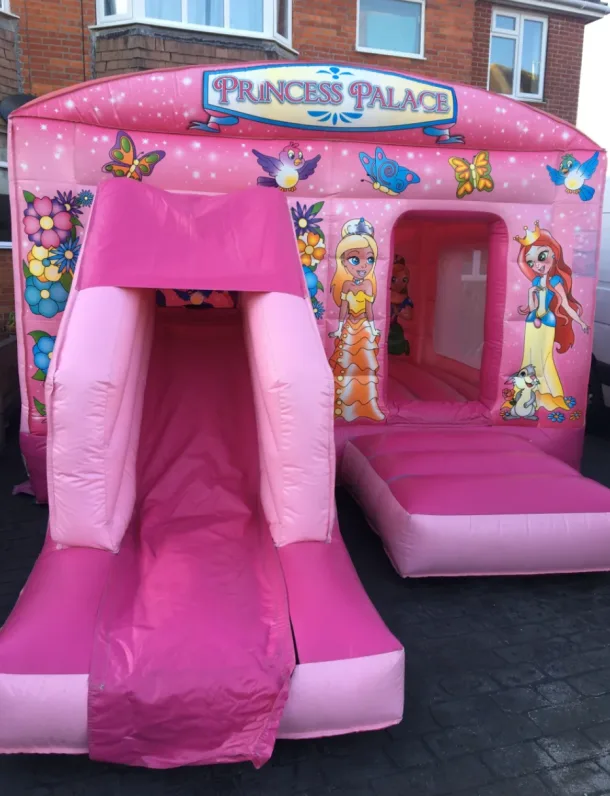 Princess Palace Bouncy Castle With Slide