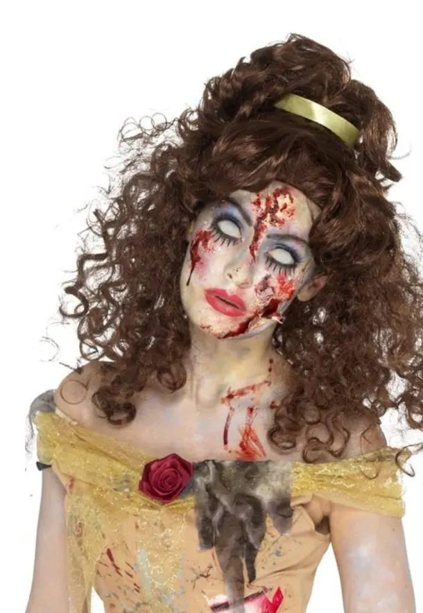Golden Zombie Princess Wig