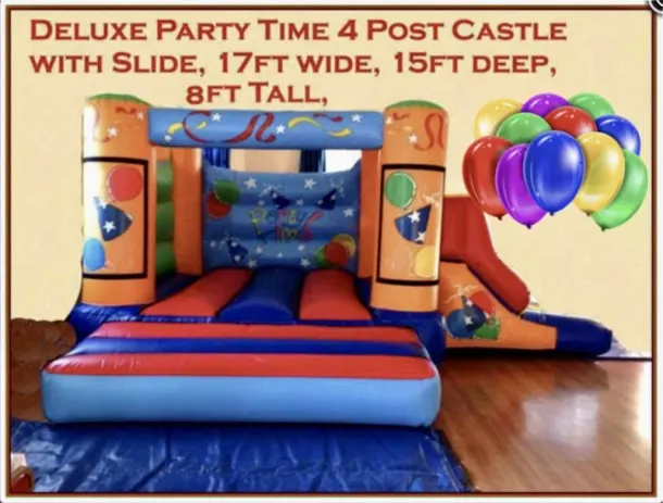 Party Castle And Slide