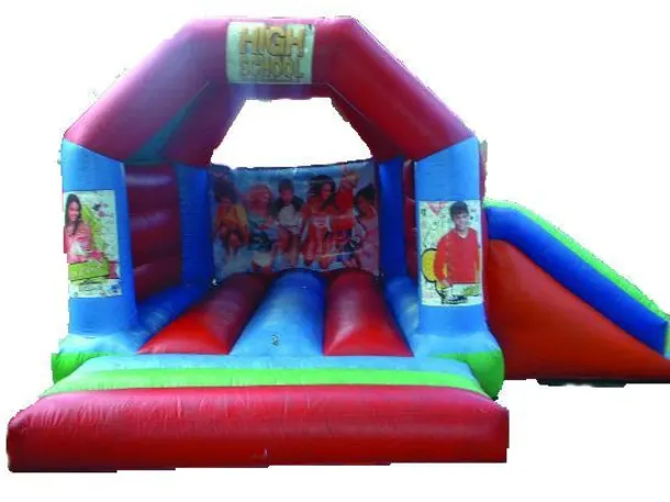 15ft X 17ft  High School Musical Theme Slide Castle