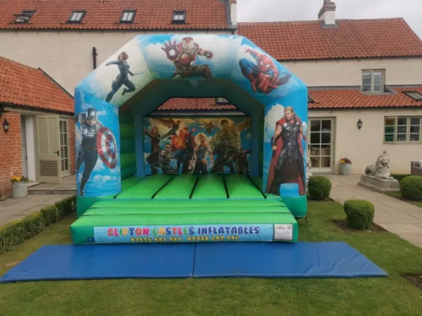 Superhero Bouncy Castle Marvel