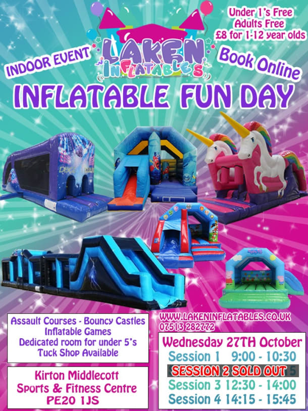 Inflatable Fun Day 27th October 2021