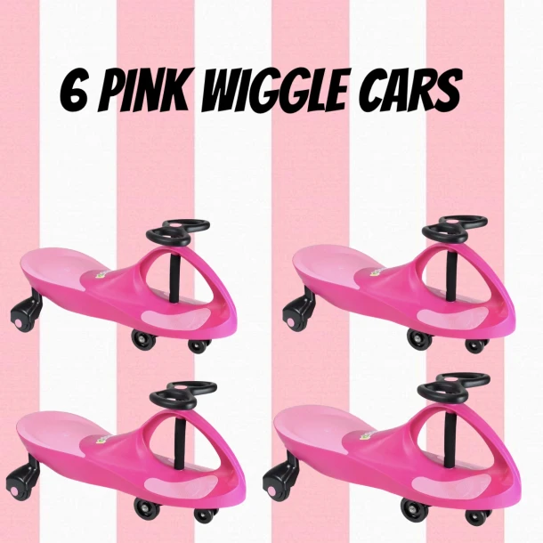 6 Pink Didi Cars