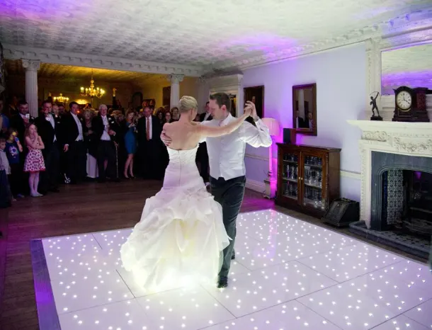 White Led Dance Floor 10ft X 10ft