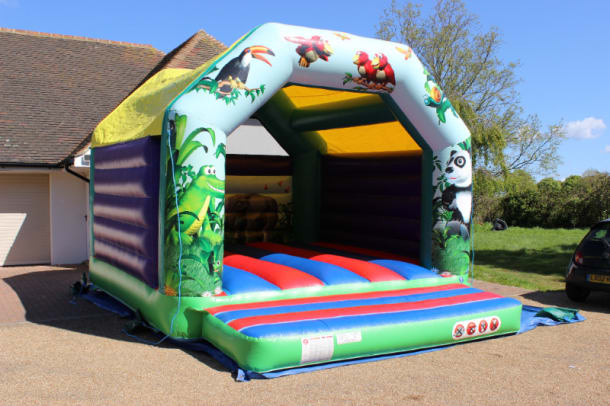 Adults Bouncy Castle (jungle Theme)